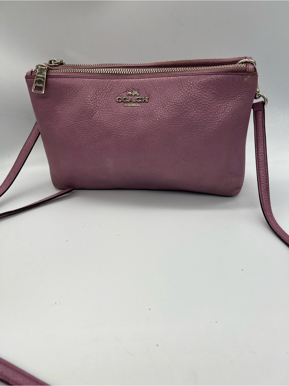 Coach Pink Leather Crossbody Bag